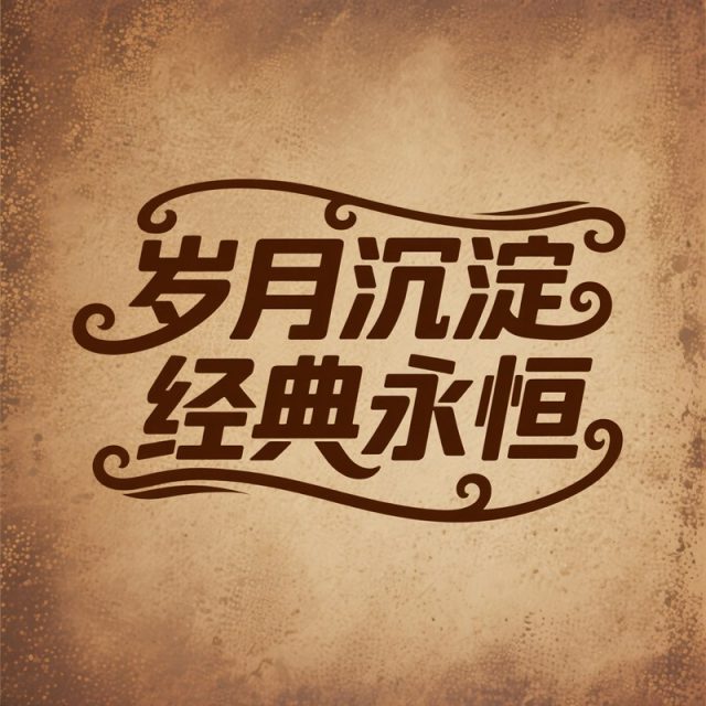 【豆包/即梦】复古标题字体效果