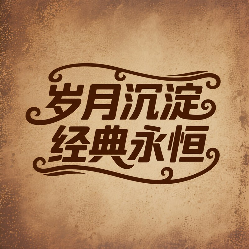 【豆包/即梦】复古标题字体效果
