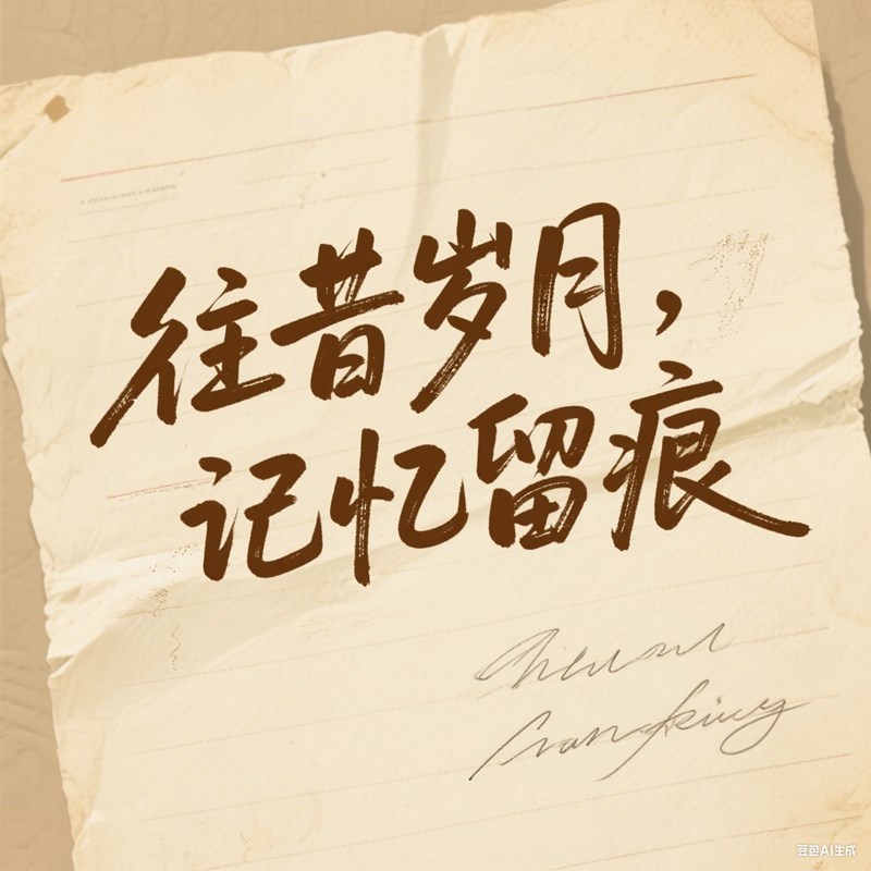 复古手写风格标题字体
