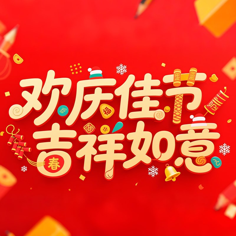 喜庆节日海报标题字体