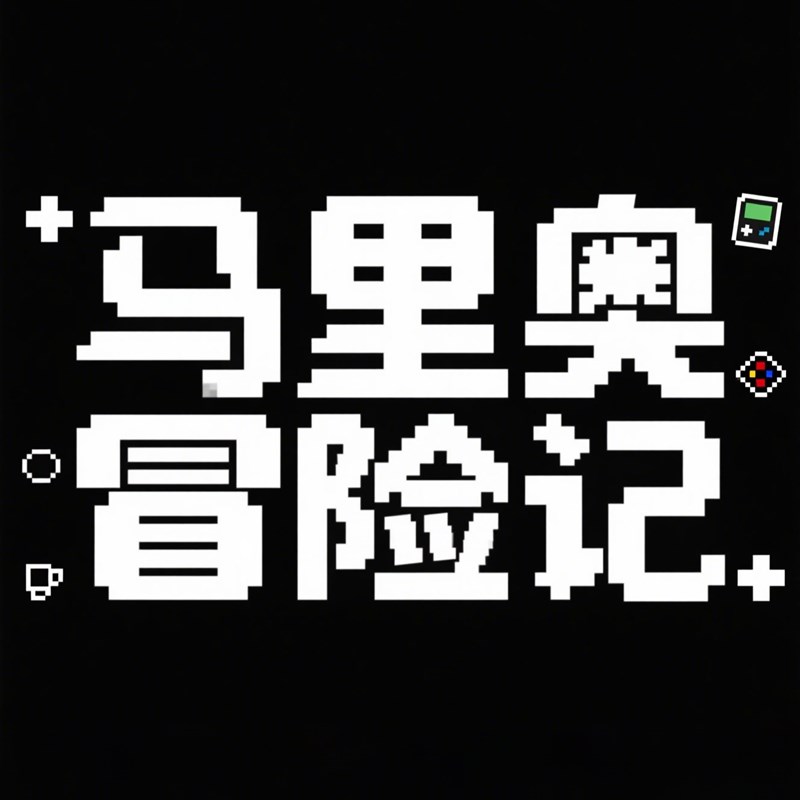 像素风格创意标题字体