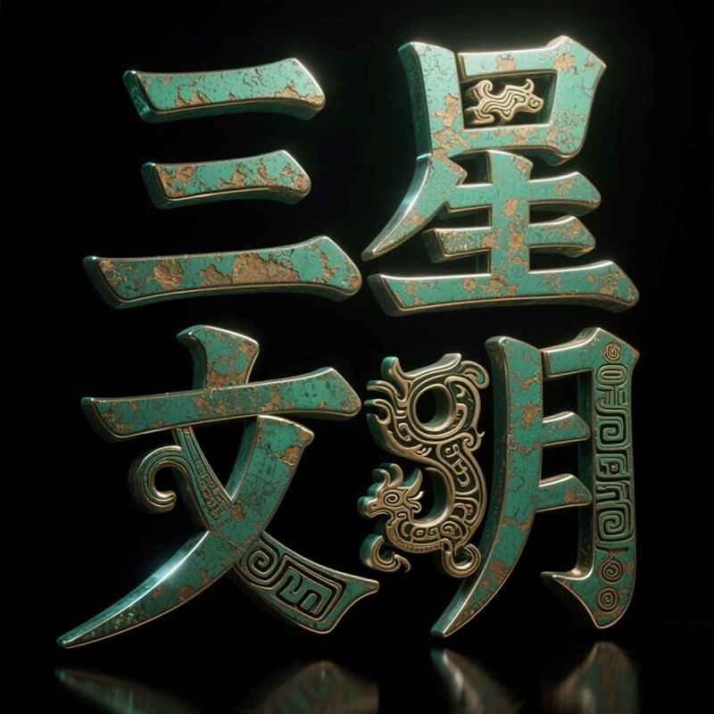 铜绿锈蚀痕质感创意标题字体