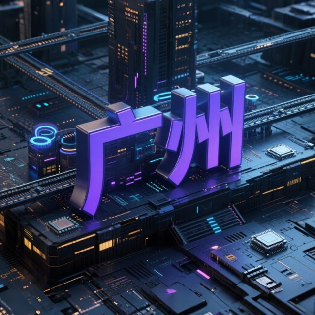 3D立体城市创意标题字体