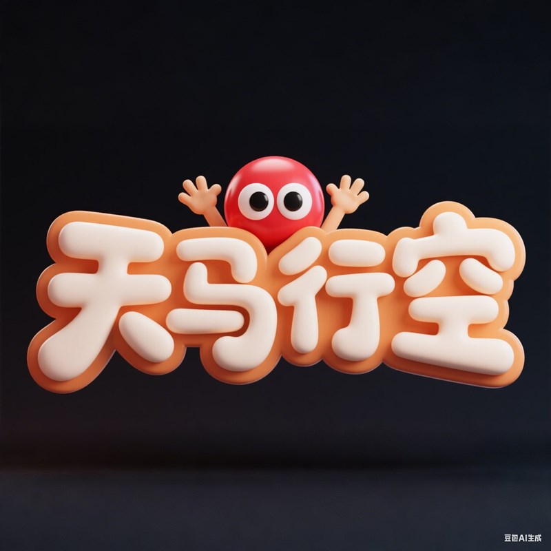 饱满立体卡通风格创意标题字体