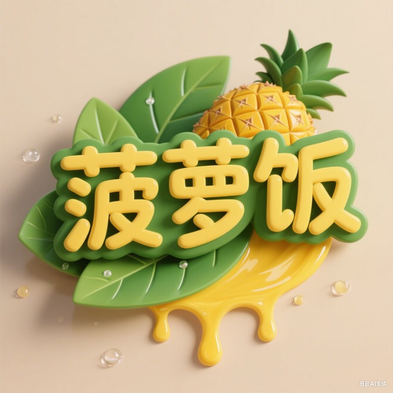 3D立体卡通风格创意标题字体