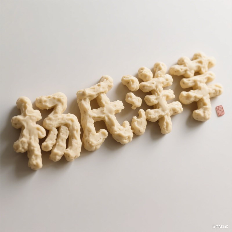 3D立体土豆泥材质创意标题字体