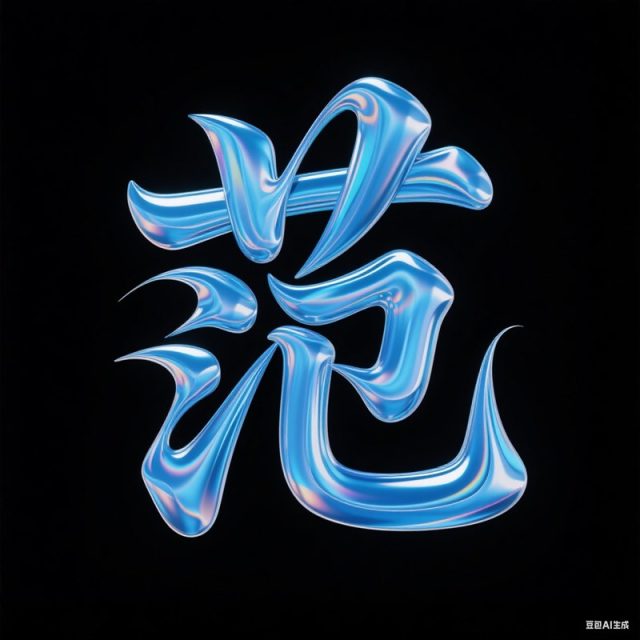 立体东方中式风格创意标题字体