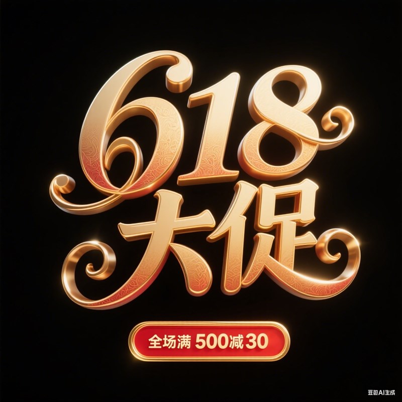 灵动花体字节日大促创意标题字体