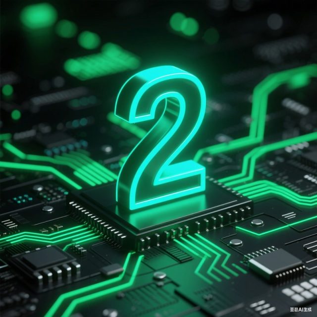 AI生成3D立体赛博朋克数字~附提示词/咒语