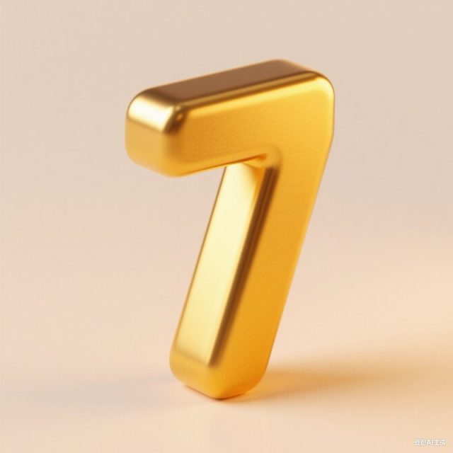 AI生成3D立体膨胀数字~附提示词/咒语