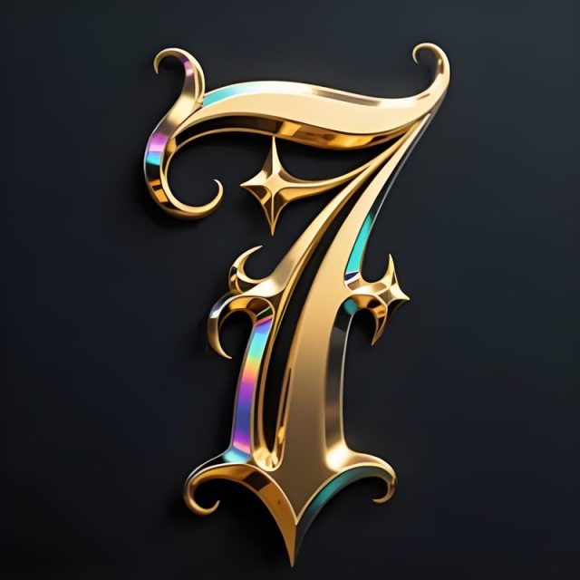 AI生成3D立体哥特数字~附提示词/咒语