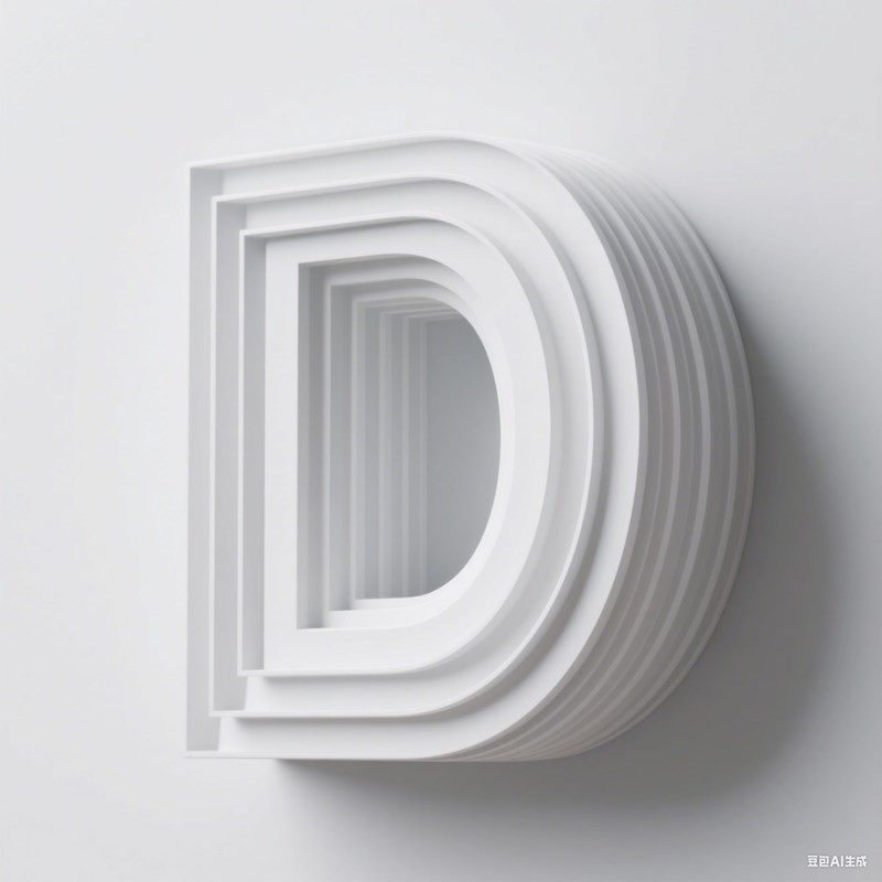 AI生成3D立体几何线条字母~附提示词/咒语