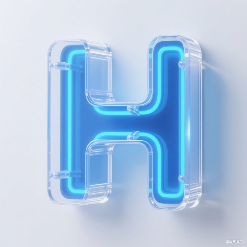 AI生成3D立体霓虹灯字母~附提示词/咒语