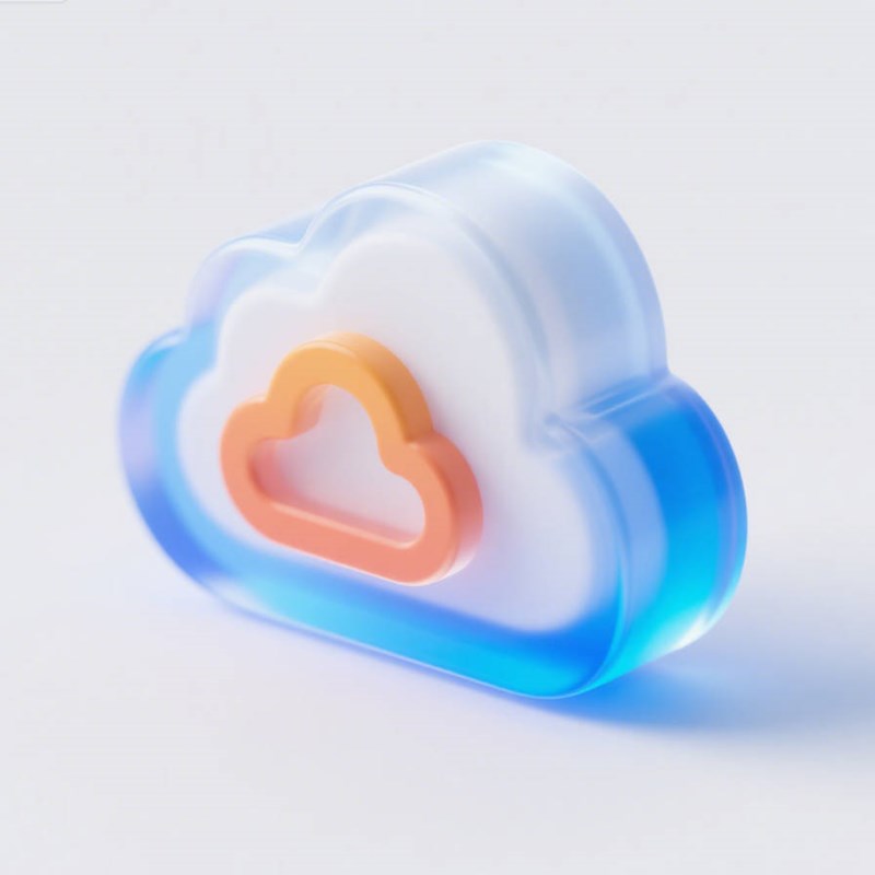 AI生成3D立体UI云图标~附提示词/咒语