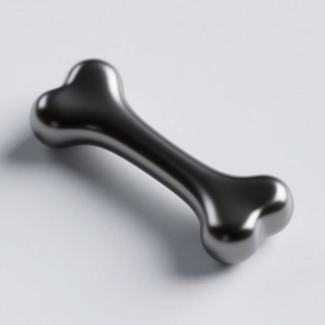 AI生成3D立体骨头图标~附提示词/咒语