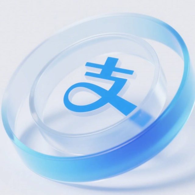 螺旋曲线与透明磨砂玻璃质感logo符号3D立体抽象图形