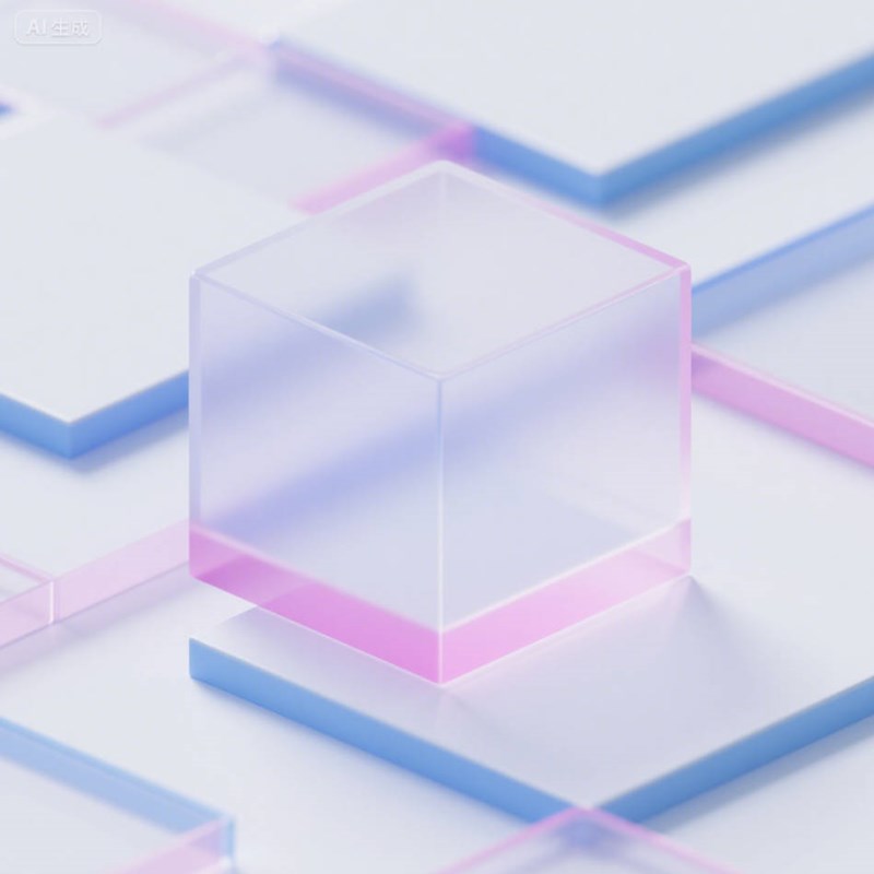 AI生成简约几何图形背景~附提示词/咒语