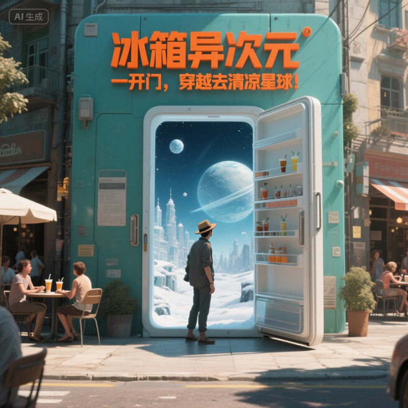 AI生成魔幻梦境拟真3D海报~附提示词/咒语