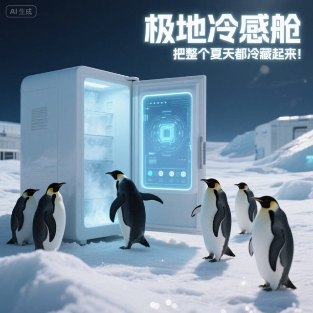 AI生成科技未来自然结合3D海报~附提示词/咒语