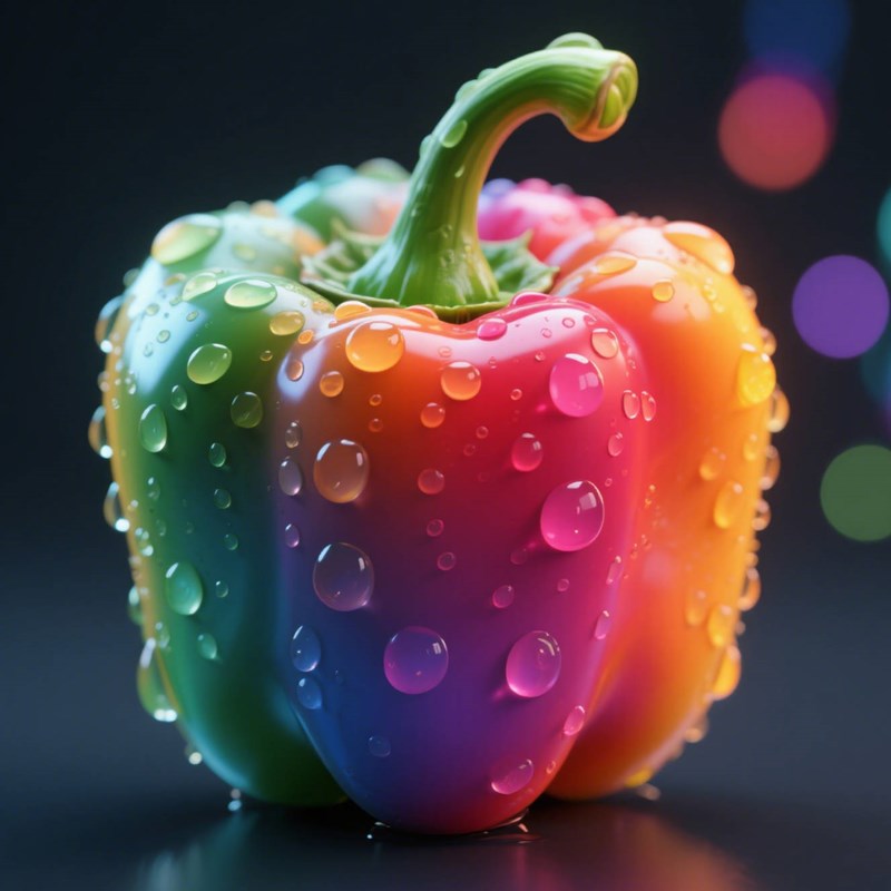 AI生成真实蔬菜水果特写照片~附提示词/咒语