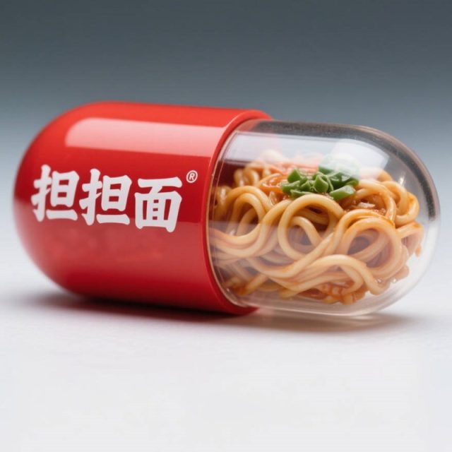 AI生成担担面创意微缩胶囊~附提示词/咒语