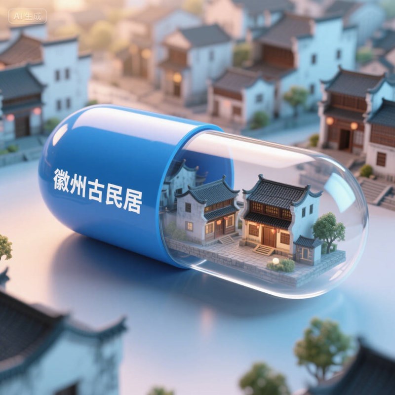 AI生成徽州古民居创意微缩场景胶囊~附提示词/咒语