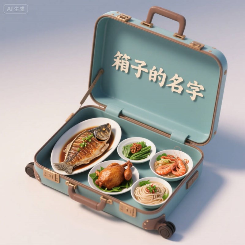 AI生成杭州美食微缩旅行箱~附提示词/咒语