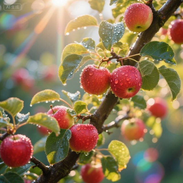 AI生成超逼真苹果树~附提示词/咒语
