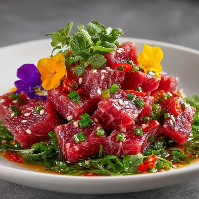 Midjourney镜头下的生腌牛肉~附咒语