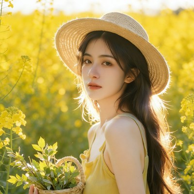 油菜花田