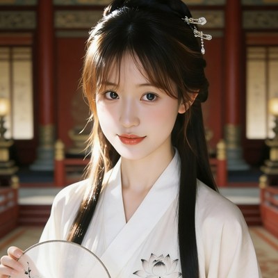 汉朝宫殿汉服